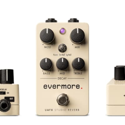 ギター evermore UAFX STUDIO REVERB Universal Audio UAFX Evermore Studio Reverb Guitar Effects Pedal