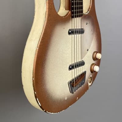 Danelectro Model 4623 Longhorn 6-String Bass Baritone Guitar 1959 Copper Burst image 3