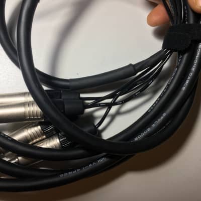 Mogami 4-Channel Xlr Snake Cable XLR 2in-2out 10ft length image 4