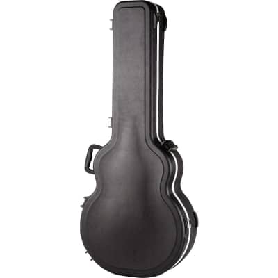 SKB SKB-20 Deluxe Jumbo Acoustic/Archtop Electric Guitar Case Regular Black image 1