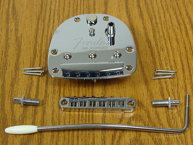 Vintage RI USA Fender Jazzmaster TREMOLO WHAMMY BAR Bridge Chrome Finish