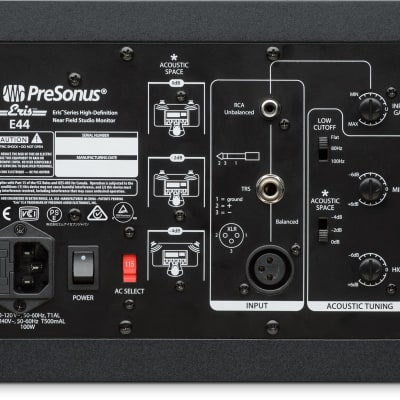 PreSonus Eris E44 Dual 4.5 inch Powered Studio Monitor image 2