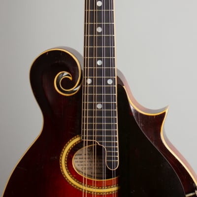 Gibson  F-4 Arch Top Mandolin (1922), ser. #67076, black tolex hard shell case. image 8