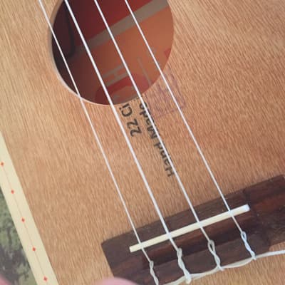 Taconic Cigar Box Guitar Concert Ukulele - Catch 22 Toro - Acoustic/Electric - PreAmp - Video image 11
