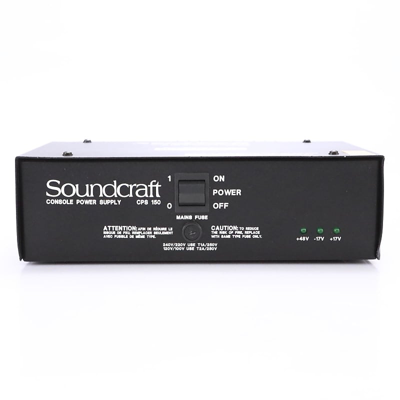 Soundcraft CPS150 パワーサプライ(ラックマウントパネル付き) Soundcraft CPS 150 パワーサプライ