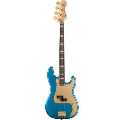 Squier 40th Anniversary Precision Bass®, Gold Edition 2022 Lake Placid Blue image 1