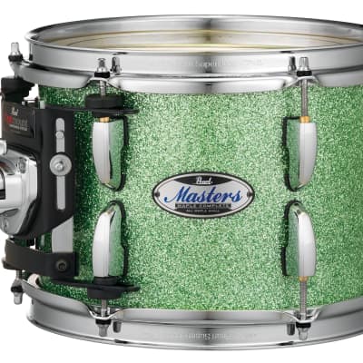 Pearl Masters Maple Complete 18"x14" bass drum w/o BB3 Bracket ABSINTHE SPARKLE MCT1814BX/C348 image 1