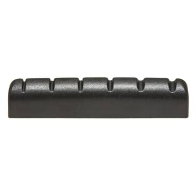 Graphtech Black PT-1728-00 Slotted Tusq XL Nut For 6 String For Acoustic Guitars image 2