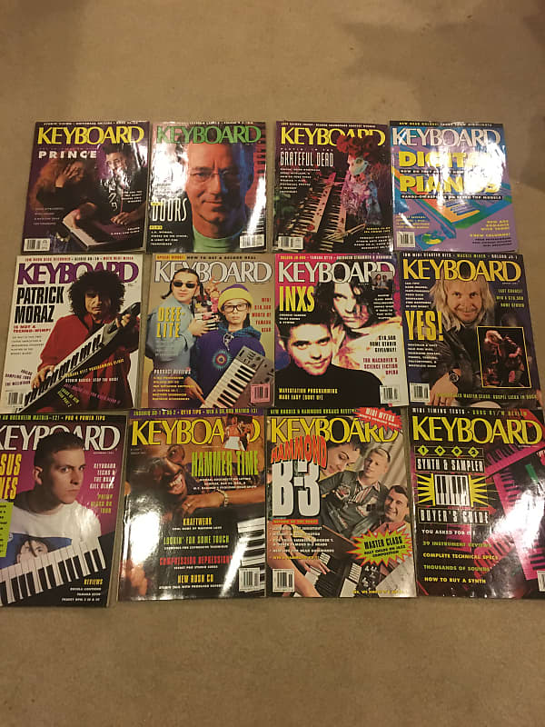 Keyboard Magazine 1991 - All 12 Issues; Jan-Dec. image 1