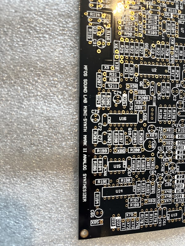 MFOS Sound lab mini synth Mark II Analog Synthesizer circuit Reverb