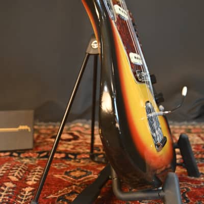 1966 - 1968 Fender Jaguar Sunburst Original Finish & OHSC (VIDEO) Exc Condition image 16