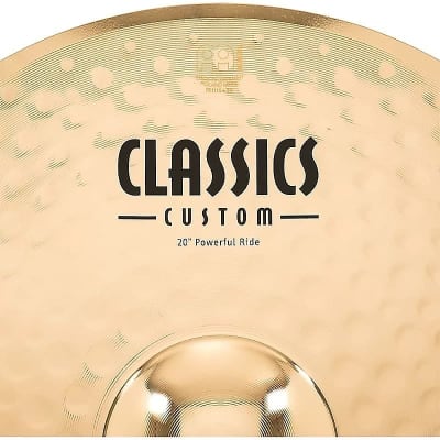 Meinl Classics Custom Brilliant CC20PR-B 20" Powerful Ride Cymbal  (w/ Video Demo) image 6