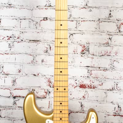 Fender - 2018 American Original 50's Stratocaster Electric Guitar, Aztec Gold - w/OHSC - x3597 - USED image 3