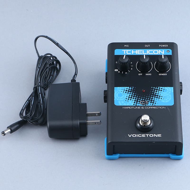 TC Helicon C1 Hardtune & Correction Vocal Effects Pedal Reverb