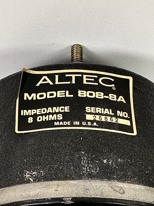 Altec 808-8A Horn Driver (Single)