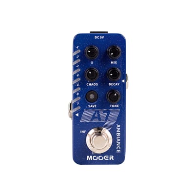 Mooer A7 Ambience Reverb Mini Guitar Effect Pedal Built-in 7 Reverb Effects Infinite Sustain image 1