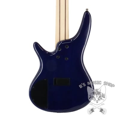 Ibanez Standard SR375E 5-String Electric Bass - Sapphire Blue image 2