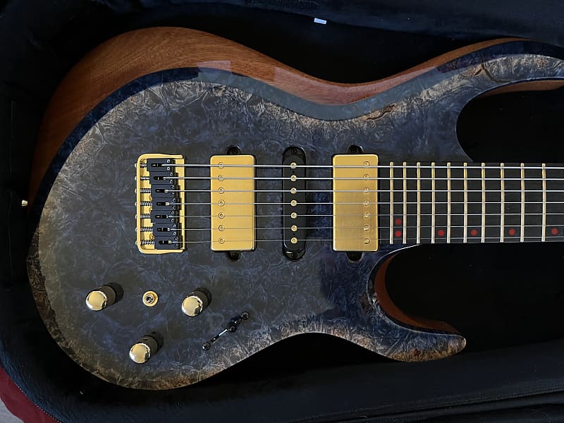Kiesel Aries 7-String Arctic Finish by Jeff Kiesel, Piezo