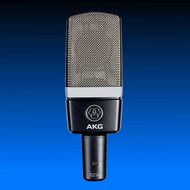 AKG C214 Large Diaphragm Cardioid Condenser Microphone | Reverb