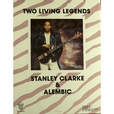 Alembic Vintage Stanley Clarke Poster for sale