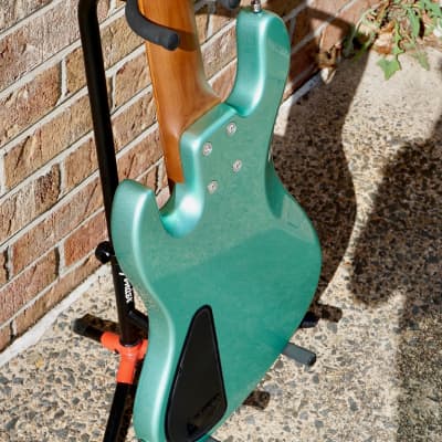 Sadowsky MetroExpress 21-fret Vintage JJ Bass 5-string Sage Green Metallic image 9