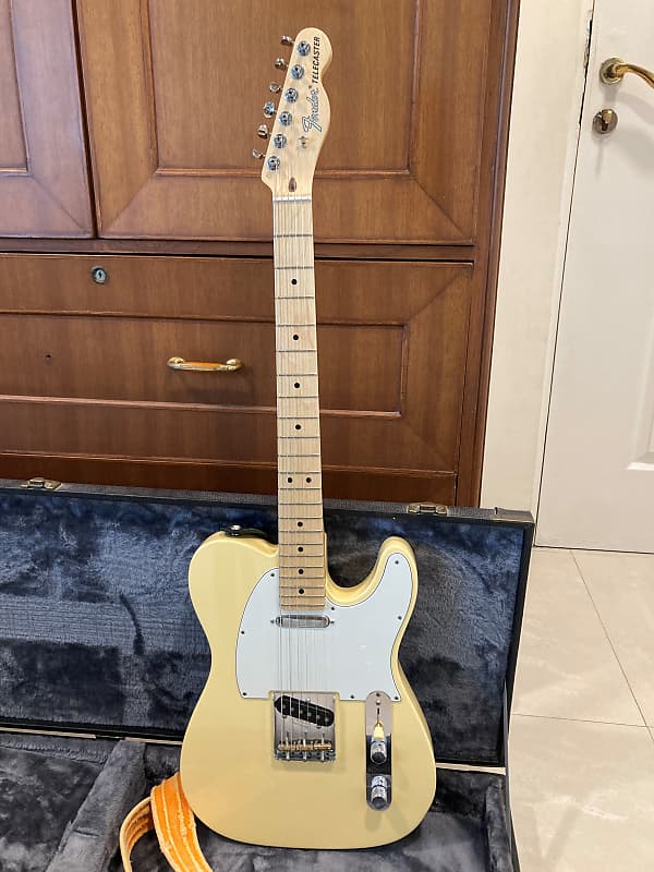 Fender American Performer Telecaster with Maple Fretboard 2019, Vintage White image 1