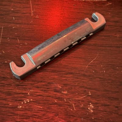 Gibson Stop bar tailpiece 1970 - Silver image 1