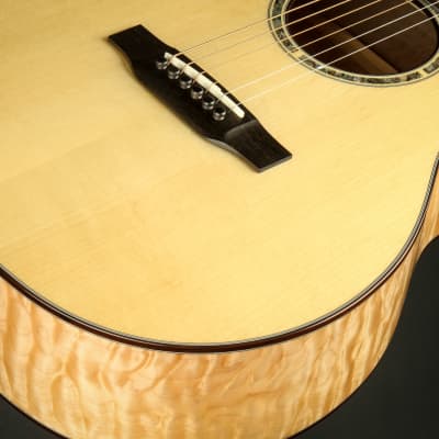 Breedlove - Master Class Atlantic Orchestra OM Adirondack Spruce Top with Quilted Maple Back and Sides and Big Leaf Maple Neck - Breedlove Guitars - Guitar with Hard Shell Case image 21