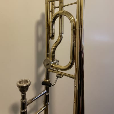 Getzen Tenor Trombone 2012 - Gold Brass image 2