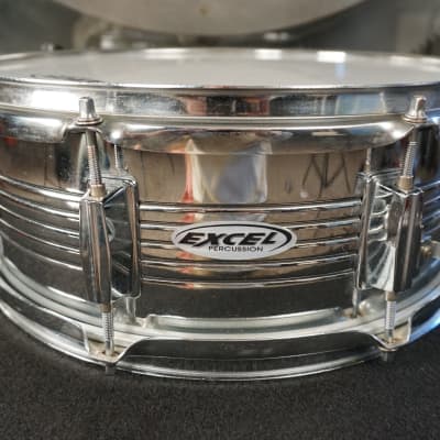Excel Percussion Snare Drum 5.5" x 14" - Chrome image 1