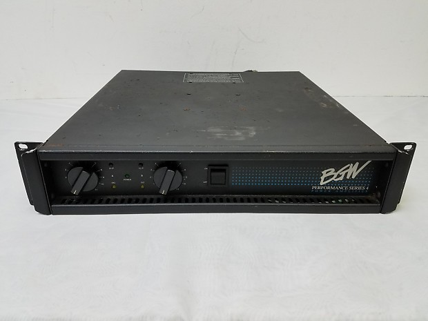 BGW Performance Series 4 Power Amplifier | Reverb