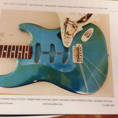 1960 Fender Lake Placid Blue Stratocaster - ALL ORIGINAL - OHSC image 15
