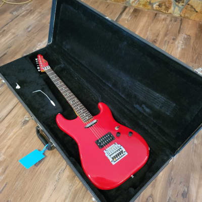 1985 St. Blues Eliminator II Electric Guitar All Original Red USA Saint Blues Strings & Things W/HSC image 3