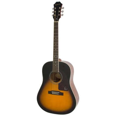 Epiphone J-45 Studio Acoustic Guitar, Solid Sitka Spruce Top, Vintage Sunburst for sale