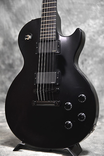Gibson USA Les Paul Gothic II Satin Black | Reverb