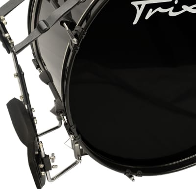 Trixon Field Series Marching Bass Drum 28x12 - Black image 4