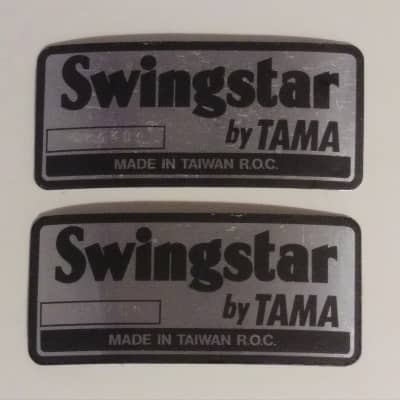 Tama Vintage Swingstar Badges / Lot of 2  (1980's?) image 1