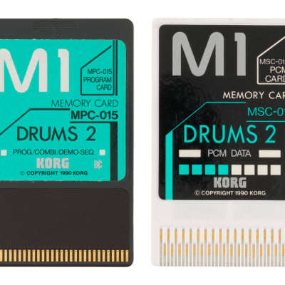 Korg MPC-015 + MSC-015 Data Card Bundle for M1
