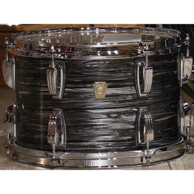 Ludwig Classic Maple Vintage Black Oyster 12x8 Tom image 1