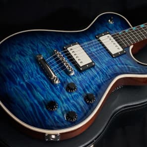 Knaggs Guitars Steve Stevens SSC in Ocean Blue Burst with Tier 1 Top plus Signed Raygun & Backplate image 5
