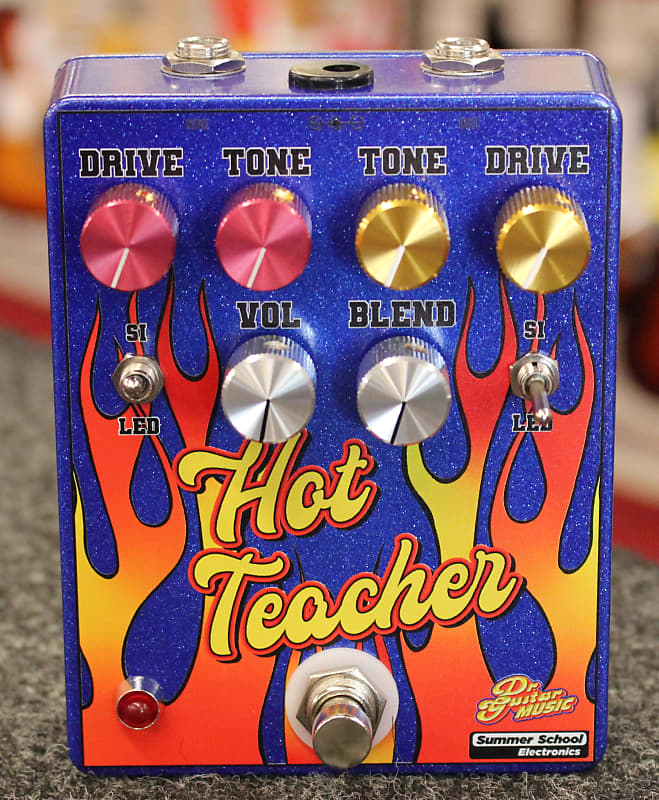 Summer School Electronics "HOT TEACHER" The Class Reunion Parallel Drive Fuzz Guitar Effects Pedal #8 image 1