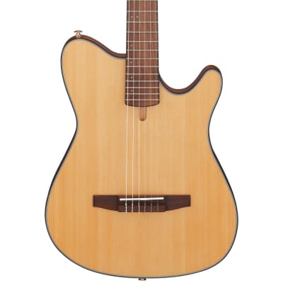 Ibanez FRH10N-NTF FRH Series Classical Acoustic Electric Guitar, Natural Flat image 4