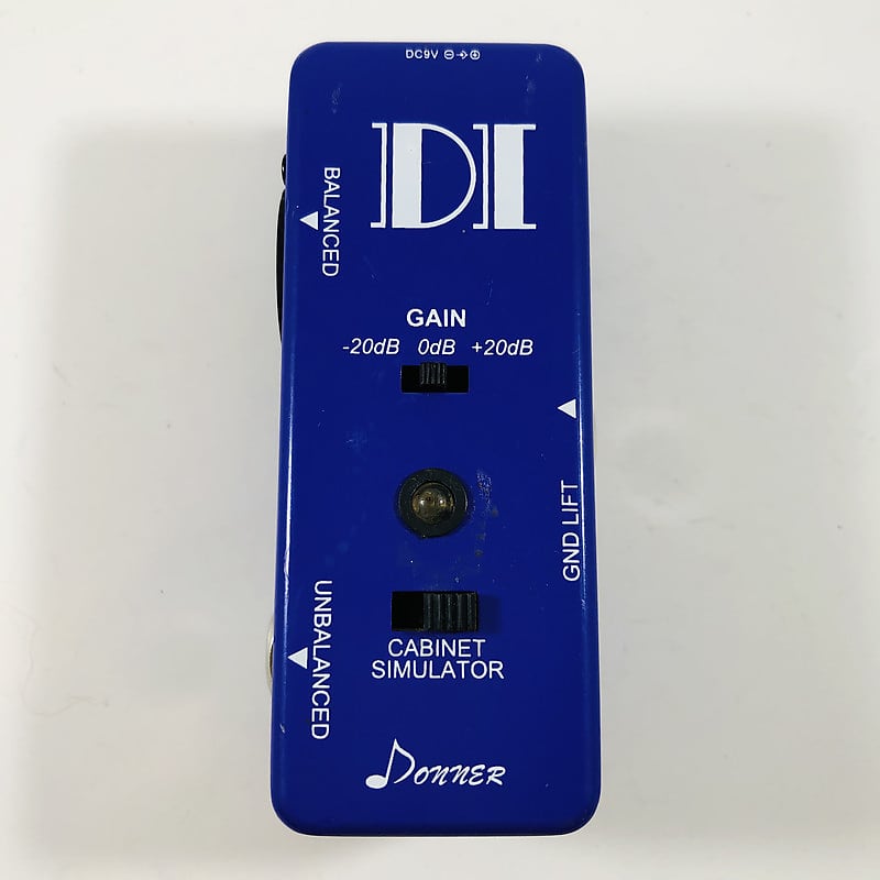 Donner Mini DI with Cab Sim Reverb