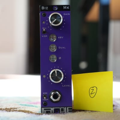 Purple Audio Biz Mk 500 Series Mic Preamp / Line Driver Module 2010s - Purple (2 of 2) image 1