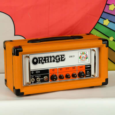 Orange OR15H 15-Watt Tube Guitar Head, Orange Tolex