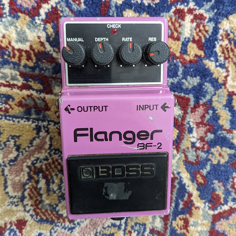 BOSS BF-2 Flanger 日本製 ブラックラベル ヴィンテージ Boss BF-2 Flanger 1980-1984 (Black Label) Made In Japan | Reverb