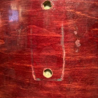 Gretsch USA - 15x12" , Stop Sign Badge 1970's - Red Rosewood image 5