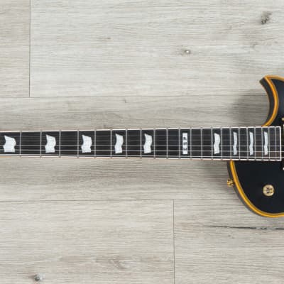 ESP E-II Eclipse DB Guitar, Ebony Fretboard, EMG 81 / 60 Pickups, Vintage Black image 6