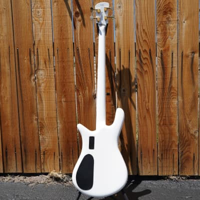 Spector Euro4 Ian Hill Signature 50th Anniversary White 4-String Electric Bass w/ Gig Bag (2022) image 4