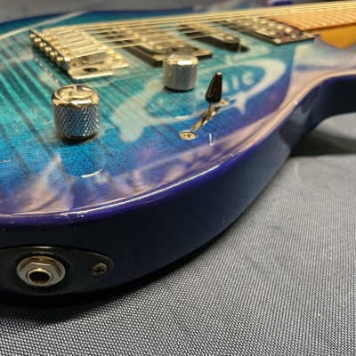Godin Freeway Classic Guitar 2005 - Translucent Blue image 8